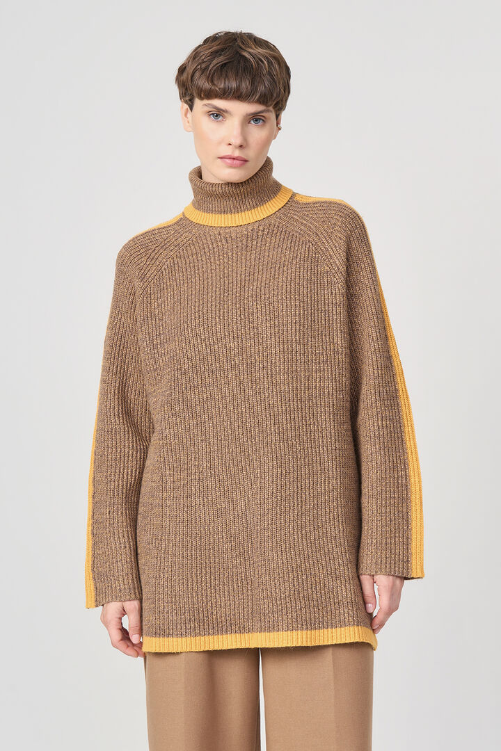 Длинный свитер с ангорой (арт. baon B1323541)
