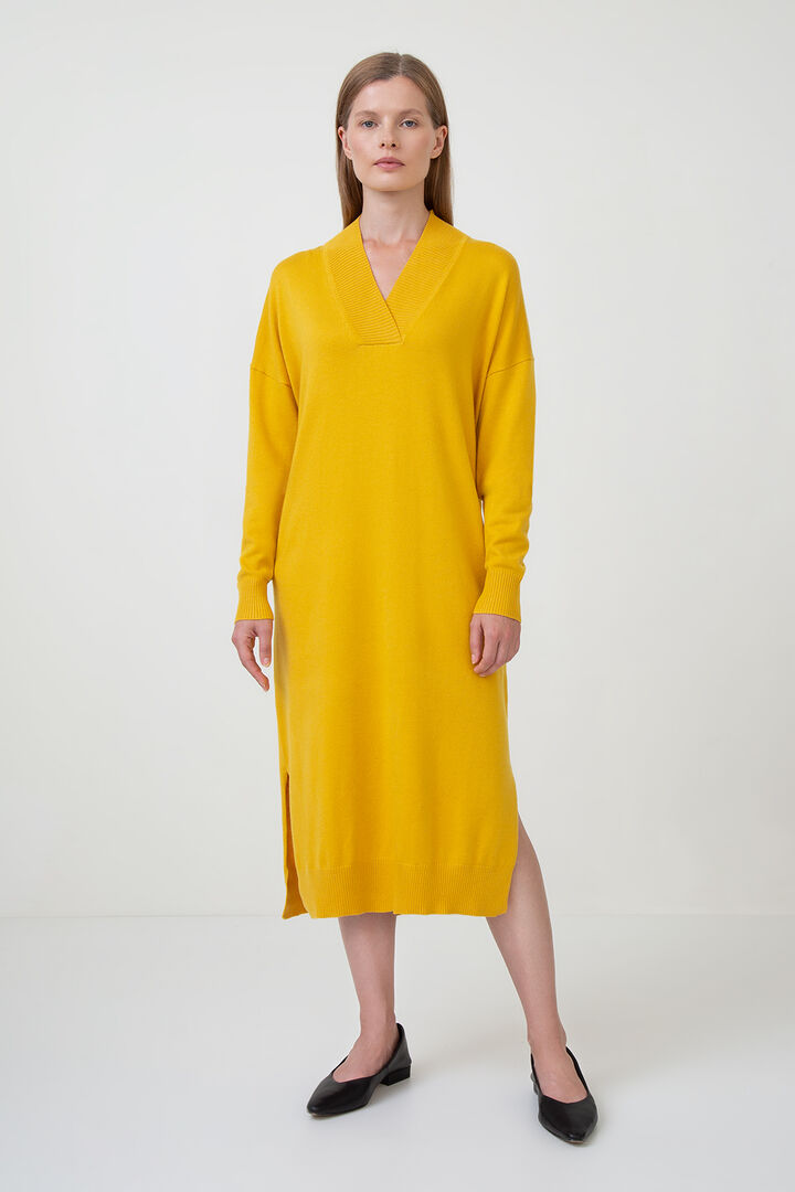 Платье-свитер с шерстью (арт. baon B4523517)