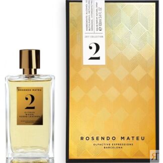 Rosendo Mateu Nº 2 Citrus, Wood, Suede Leather Rosendo Mateu Olfactive Expr