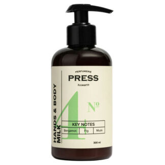 №4 Bergamot, Fig, Musk Увлажняющее молочко для рук и тела PRESS GURWITZ PER