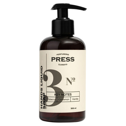 №3 Tobacco, Cinnamon, Vanilla Жидкое мыло для рук PRESS GURWITZ PERFUMERIE PGPR3003 фото 1