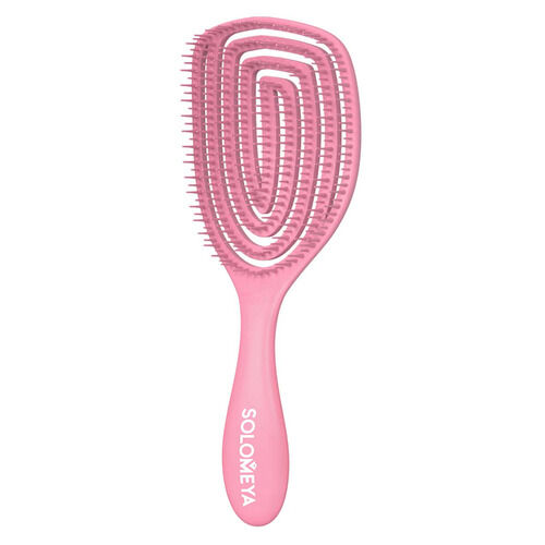 Wet Detangler Brush Oval Strawberry Расческа для сухих и влажных волос с ар 14-2031 фото 1