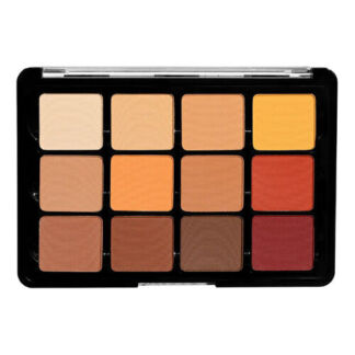 Warm Matte Палетка матовых теней для век 10 VISEART