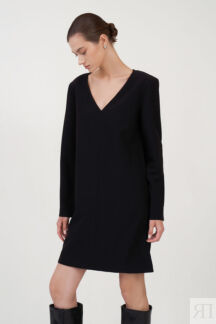 Короткое чёрное платье (арт. baon B4523508)