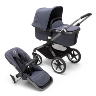 Коляска 2 в1 Fox3 Complete GRAPHITE/STORMY BLUE-STORMY BLUE Bugaboo