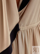 Шелковое платье с асимметричной вставкой и вырезом на спинке GENTRYPORTOFIN