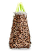 Холщовая сумка Vanity с леопардовым паттерном MC2 SAINT BARTH