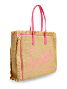Плетеная сумка с фирменной макро-вышивкой MC2 SAINT BARTH