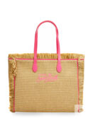 Плетеная сумка с фирменной макро-вышивкой MC2 SAINT BARTH