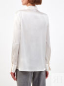 Шелковая блуза с ювелирными цепочками Punto Luce PESERICO