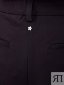 Расклешенные брюки из вискозы с заложенными складками LORENA ANTONIAZZI