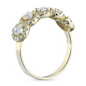 Кольцо из желтого золота с бриллиантами э0301кц09181000 ЭПЛ Даймонд э0301кц