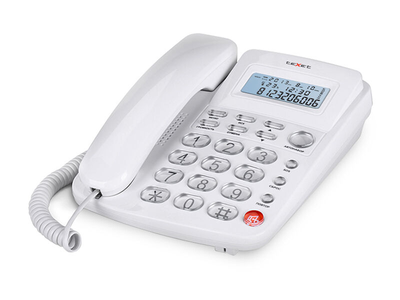 Телефон teXet TX-250 White фото 1