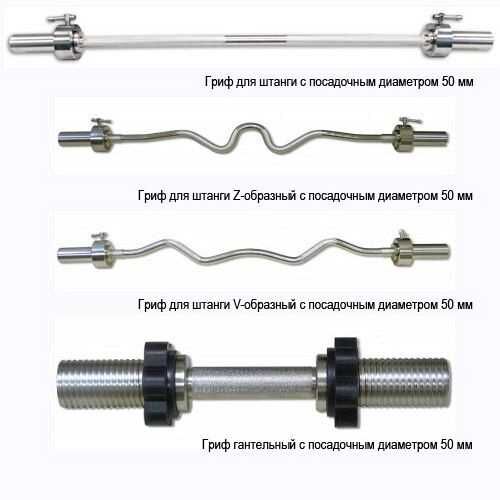Гриф Д50мм MB Barbell фото 1