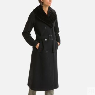 Пальто Длинное с застежкой на пуговицы 54 (FR) - 60 (RUS) черный
