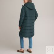 Куртка Стеганая зимняя средней длины съемные рукава 38 (FR) - 44 (RUS) сини