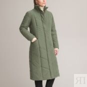 Куртка Стеганая длинная застежка на молнию 46 (FR) - 52 (RUS) зеленый