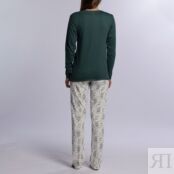 Пижама С длинными рукавами из модала Vivre XL зеленый