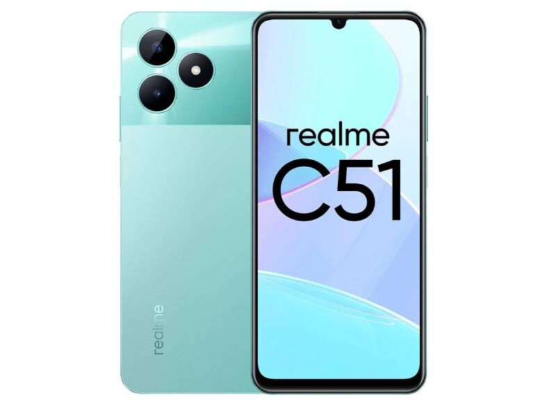 Сотовый телефон Realme C51 4/64Gb LTE Green фото 1