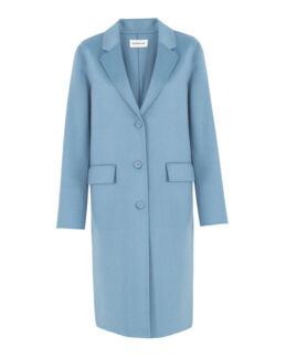 Шерстяное пальто P.A.R.O.S.H. D431554-LEAK23 голубой l