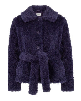 Куртка из декоративного меха P.A.R.O.S.H. D431540-PERFORM фиолетовый m