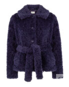 Куртка из декоративного меха P.A.R.O.S.H. D431540-PERFORM фиолетовый s