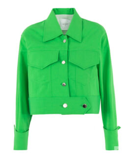 Укороченная куртка BEATRICE 23FE3868RIO зеленый xs