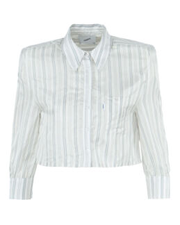 Укороченная рубашка COPERNI COPCH28021 белый+черный 38