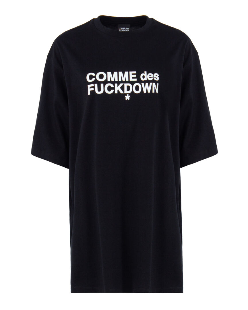 Платье-футболка COMME des FUCKDOWN FDS3CDFD2086 черный xs