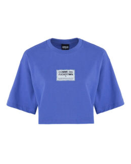 Хлопковая футболка COMME des FUCKDOWN FDS3CDFD2181 фиолетовый m