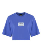 Хлопковая футболка COMME des FUCKDOWN FDS3CDFD2181 фиолетовый m
