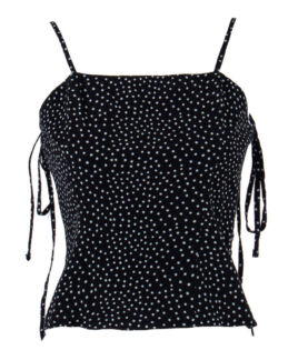 Топ из вискозы MAR DE MARGARITAS MGS3MDMW48CINDY черный+белый m