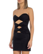 Облегающее платье мини ACTUALEE 003802 черный 40