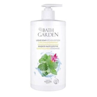 BATH GARDEN Жидкое мыло для рук кухонное Куркума и мята 750