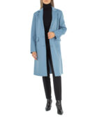 Шерстяное пальто P.A.R.O.S.H. D431554-LEAK23 голубой l