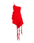 Платье мини BLUMARINE 4A012A красный 40