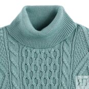 Пуловер С воротником с отворотом из витого трикотажа из шерсти мериноса M з
