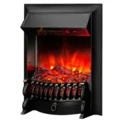 Электрический очаг Fobos Lux Black RC, Real Flame 398-1 фото 1