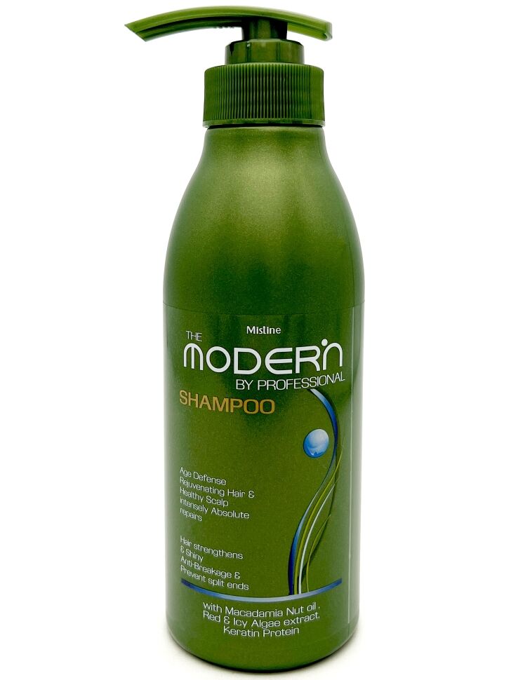 Mistine Шампунь для волос с кератином, водорослями и макадамией Modern By P