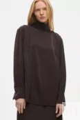 Блуза коричневая свободного кроя YouStore