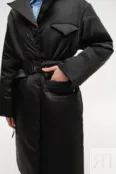 Утеплённое пальто с поясом YouStore