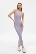 Лиловое платье макси YouStore