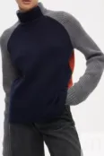 Трёхцветный свитер из шерсти и кашемира YouStore