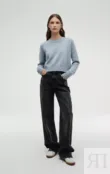 Широкие джинсы с необработанным краем YouStore